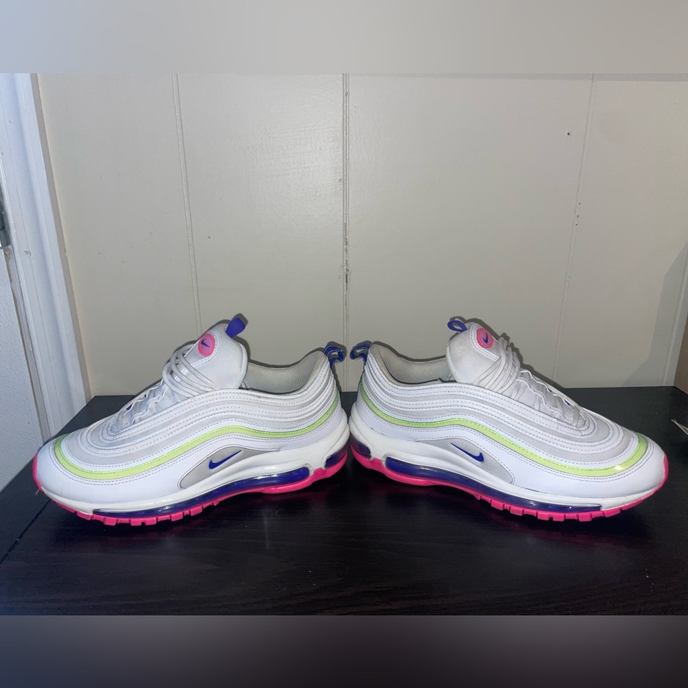 Nike air max 97s super sporty & cute! Bought these and never wore them. Like new